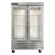 Traulsen (2) Glass Doors / Silver / 45.13 cubic_feet Refrigerators