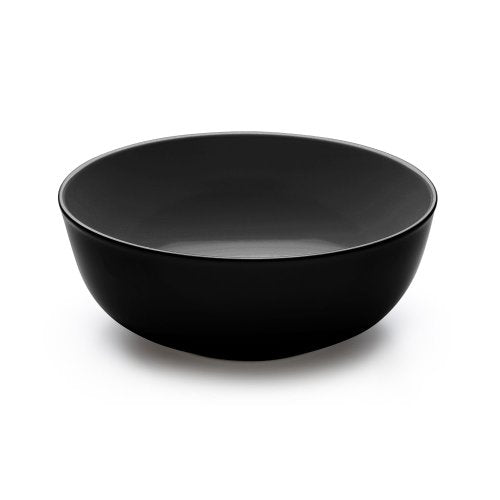 M13R5-B Melamine Serving Bowls Black 13"D x 5"H by Elite Global Solutions – 8.0 quarts, Melamine, Black, Model 848552003960