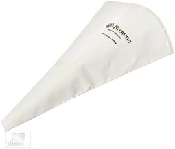Browne Foodservice NPB4 White 8" X 14" Nylon Pastry Bag-NPB4