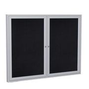 Ghent 36" x 60" / Black / Modern Bulletin Boards