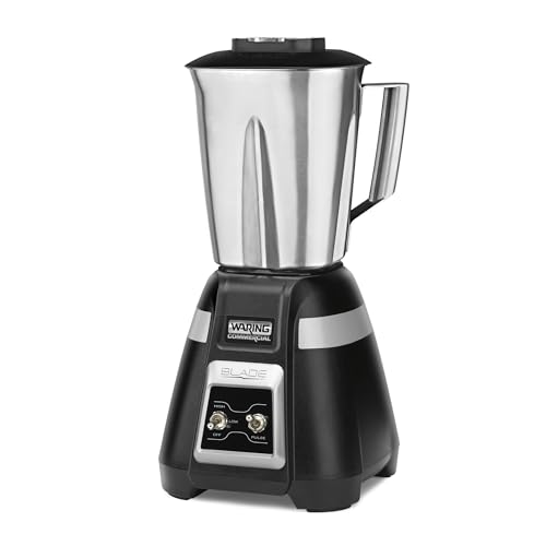 Waring Toggle Switch | Stainless Jar / 48 oz / Black Countertop Blenders