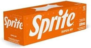 Tropical Mix Soda, SpRITe 144 Fl Oz,12 cans