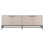 Henn&Hart Beech White / 70" Wide / Transitional Television Stands & Entertainment Centers