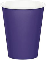 Creative Converting 56115B Purple Hot/Cold Cup 9 Oz, Solid (10pks Case)