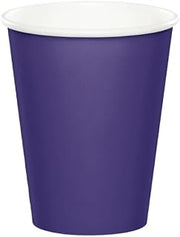 Creative Converting 56115B Purple Hot/Cold Cup 9 Oz, Solid (10pks Case)