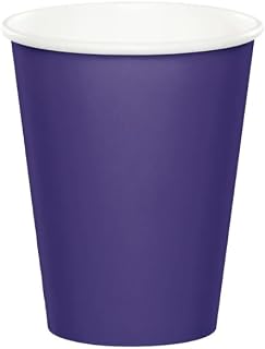 Creative Converting 56115B Purple Hot/Cold Cup 9 Oz, Solid (10pks Case)