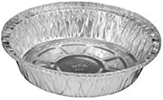 Handi-Foil Round Aluminum Container, 24 oz, 7" Diameter, Silver, 500/Carton