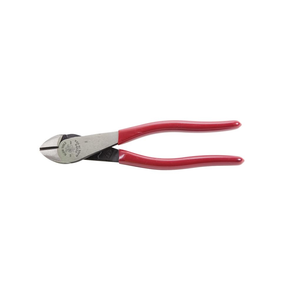 Pliers, Diagonal Cutting Pliers with Short Jaw and Beveled Knives, High-Leverage Color-Coded Wire Cutters, 8-Inch 8-Inch Tool Set by KLEIN TOOLS – 8-Inch, Alloy Steel, Model D228-8