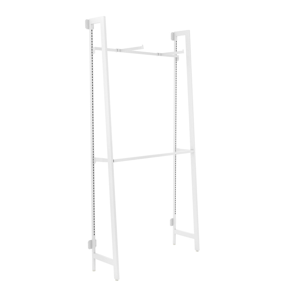 Econoco Steel Outrigger Kit, 48" Wide, White - 2 Faceouts Hangrail