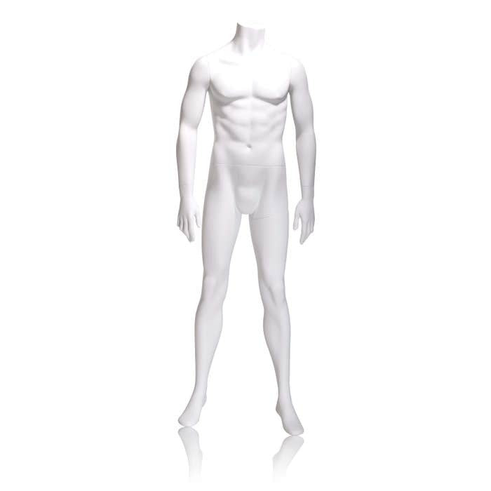 Econoco GEN Fiberglass Mannequin, White - 63"