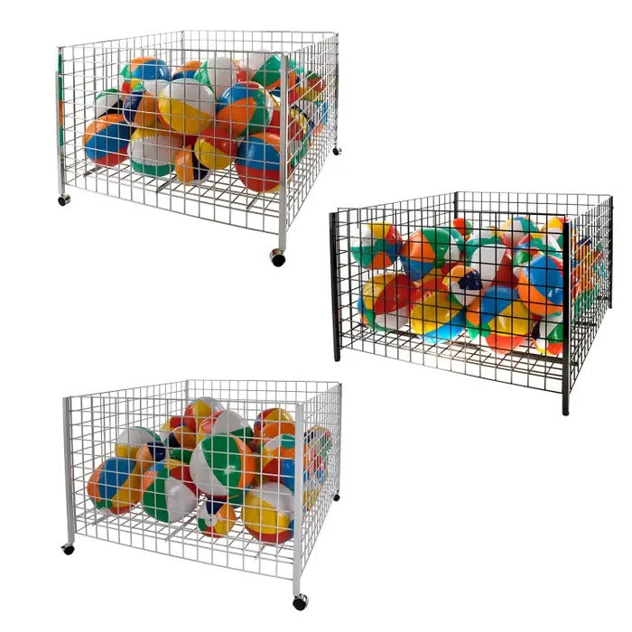 Econoco GTC48 Wire Retail Dump Bin, 48" x 48" - Black