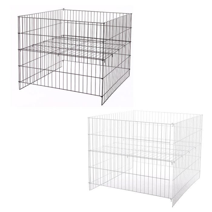 Econoco Wire Retail Dump Bin, 36" x 36" - Black