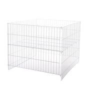 Econoco Wire Retail Dump Bin, 36" x 36" - White