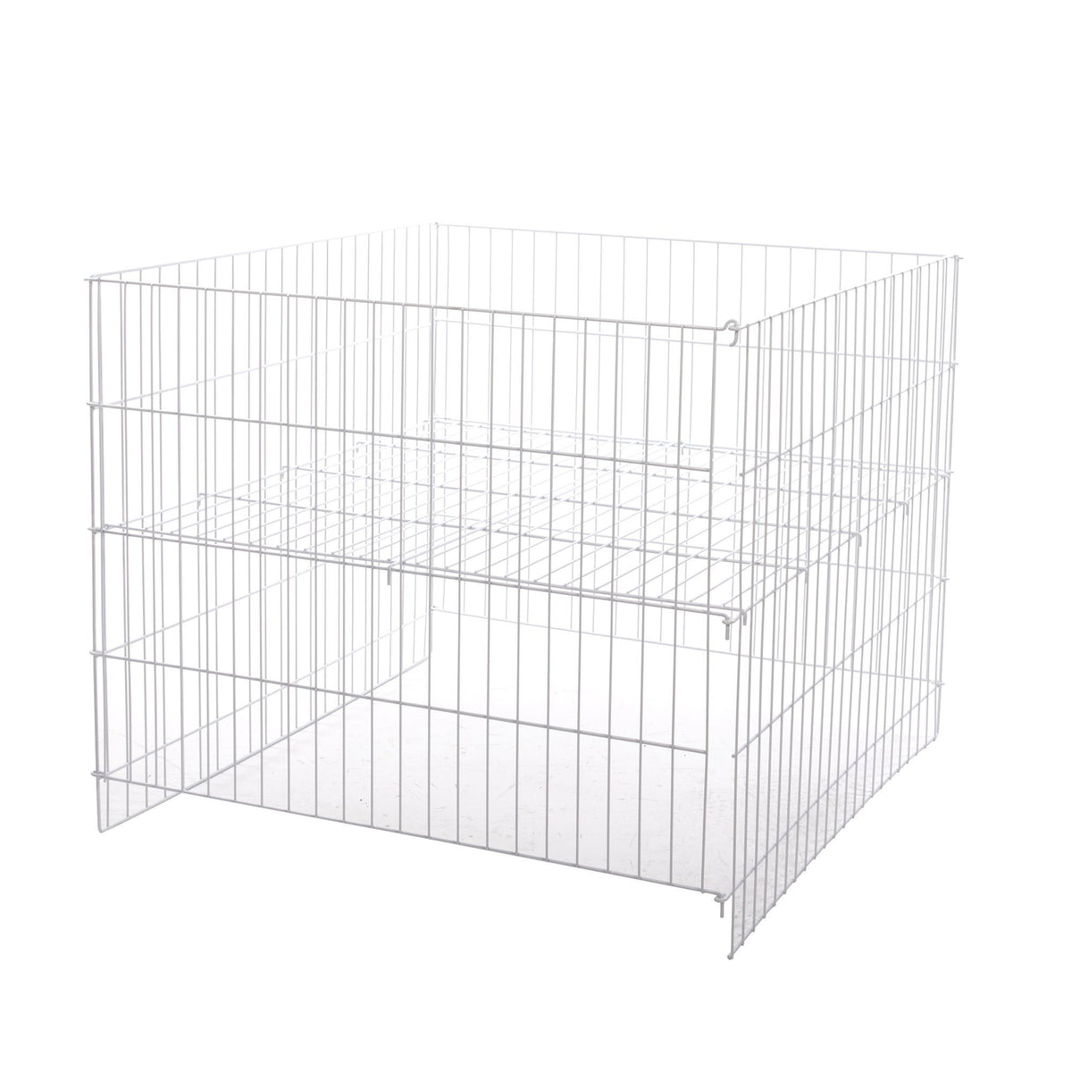 Econoco Wire Retail Dump Bin, 36" x 36" - White