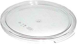 Cambro RFSCWC2135 Camwear Round Storage Lid, Clear, 2 & 4 qt., Pack of 6