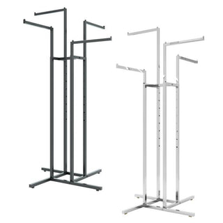 Econoco K10 Metal Garment Rack, 32" Wide, Silver - Default Title