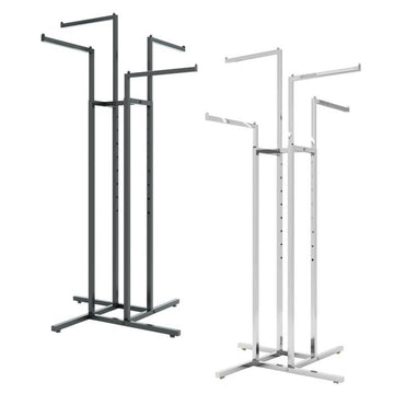 Econoco K10 Metal Garment Rack, 32" Wide, Silver - Default Title