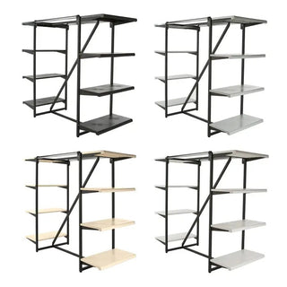 Econoco K411 Gondola-Style Merchandiser, 24" x 38 1/4" - Black