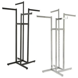 Econoco K85/MAB Metal Garment Rack, 42 1/2" Wide, Black - Default Title