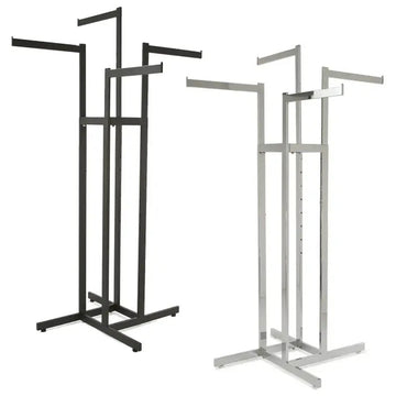 Econoco K85/MAB Metal Garment Rack, 42 1/2" Wide, Black - Default Title