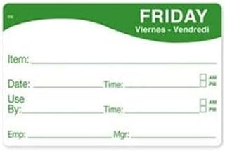 DayMark - 1124675 - Remark 2 in x 3 in Friday Label