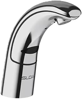 Sloan Optima EAF-150 Sensor Faucet, 1.5 GPM, Battery Powered, ISM | Commercial sensor faucet, Battery Powered, Deck Mounted, Sensor Activated, Touch Free, Aerated Spray, Polished Chrome 3335001