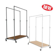Econoco Metal Garment Rack, 50" Wide - Black