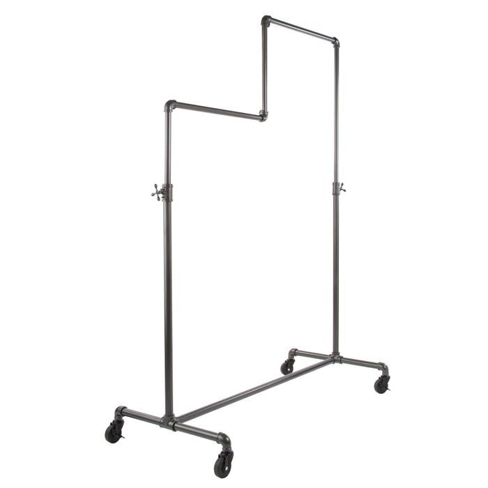 Econoco PSBBDTADJ Garment Rack, 49 5/8" Wide, Gray - Default Title