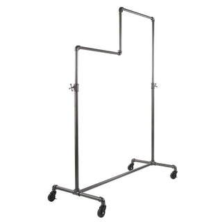 Econoco PSBBDTADJ Garment Rack, 49 5/8" Wide, Gray - Default Title