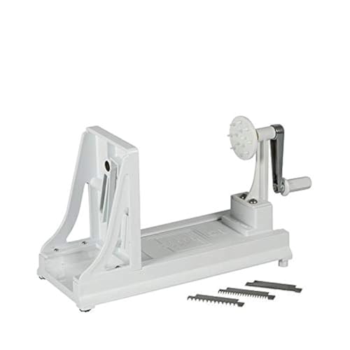Benriner Turning Slicer, White / with 4 Japanese Stainless Steel Blades / White Mandolines