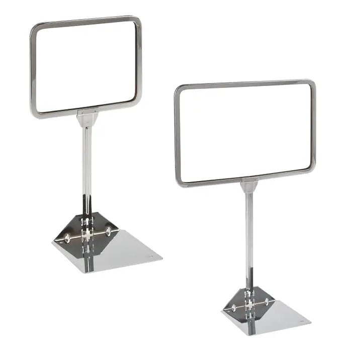 Econoco Sign Holder, Silver - 7"