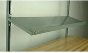 4-5BAS Angled Cantilevered Shelf for 60" Workbench, 16 Gauge Steel, Blue, 52" Length, 12" Height