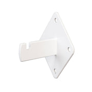 Econoco Steel Bracket, 3" x 3 3/4" - White