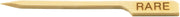 Tablecraft Products RARE Bamboo Meat Pick,"RARE", 3.5" (Pack of 100)