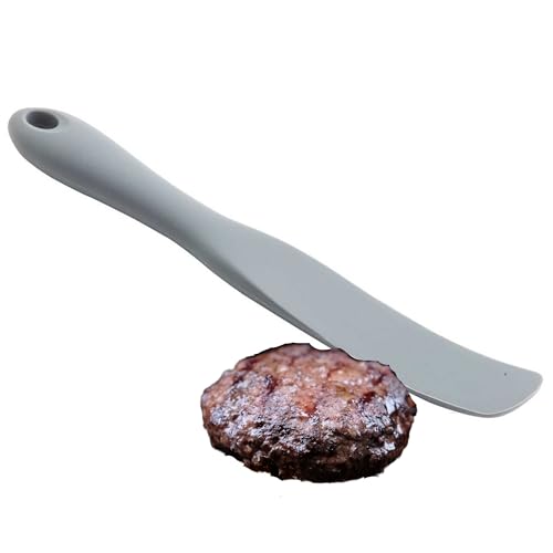 Tablecraft Narrow Spatula Spurtle / 8.7 Inches / Gray Spatulas