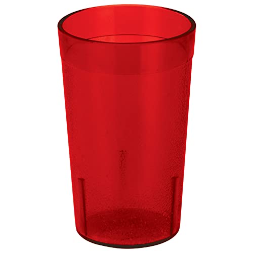 Winco 5 Ounces / Red / Modern Tumblers & Water Glasses