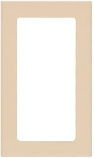 Panasonic Cosmo Series WT8101F10 Wide 21 Square Switch Plate, 1 Row, Beige, Set of 10