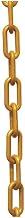 Mr. Chain Plastic Barrier Chain Reel, Gold, 100 ft Length (30009-100)