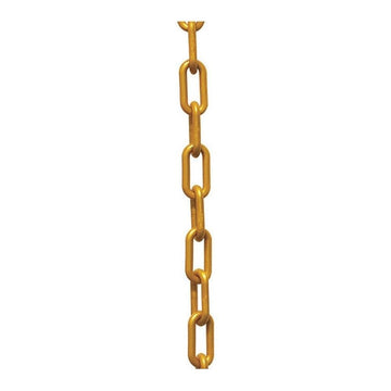 Plastic Barrier Chain Reel by Mr. Chain – 1.5 IN, Plastic, Gold, Model 30009-100