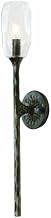 Troy Lighting B1327-BPG Lyle Damp-Rated Wall Sconce, 1-Light E12 Candelabra Base, Black Patina Gold(Bulbs NOT Included)
