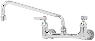 T&S Brass, B-0231-V15, 8" WM FCT,ETERNASC,LVR,12" NZL,1.5 GPM