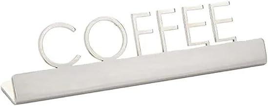 American Metalcraft SSC5 Stainless Steel Sign, Coffee