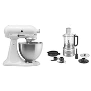 KitchenAid White / Mixer + 9 Cup Food Processor / 1 Stand Mixers