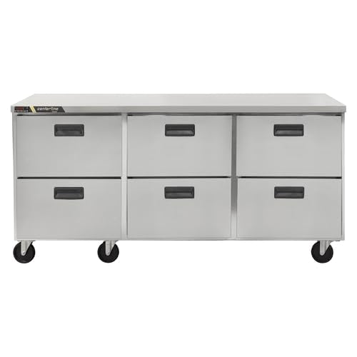 Traulsen (6) Drawers / Silver / 18.8 cubic_feet Refrigerators
