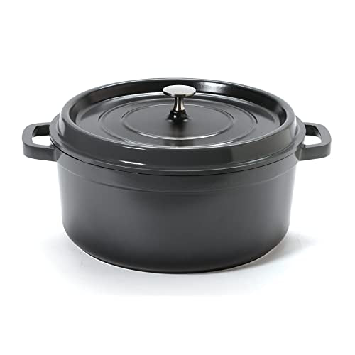 GET 6.5 Quart / Round / Gray Dutch Ovens