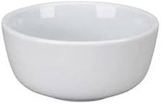 CAC China Franklin FR-95B 9.5 oz Porcelain Jung Bowl European White, Set of 36