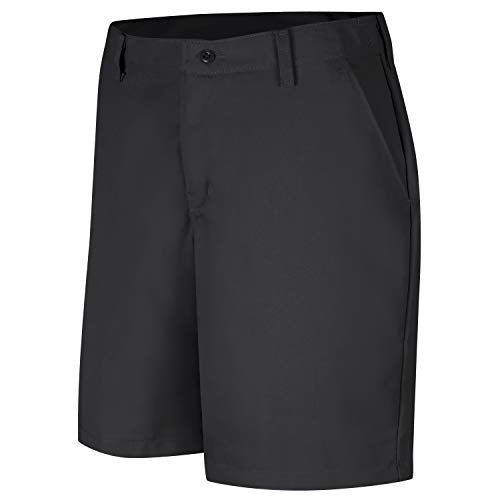Red Kap 16 / Black / Plain Front Work Short Shorts