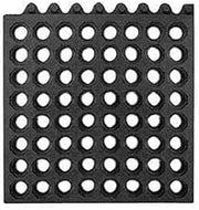 Notrax Drainage Mat Grease Resistant, 36" x 36" x 3/4", Black