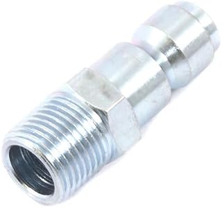 Forney 75228 Tru-Flate Style Air Fitting Plug with 3/8-Inch-by-3/8-Inch Male NPT