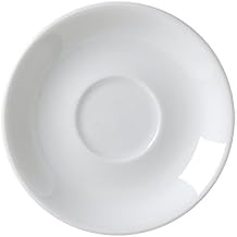 AL-36 Alpine Demitasse Saucer, 4-3/4", Bright White (Pack of 36)